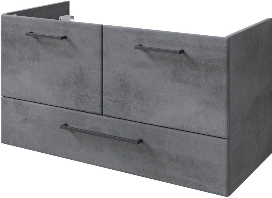 Saphir Badkamerserie Quickset 945 3-delig keramieken wastafelonderkast met led-spiegelkast (4-delig) - Foto 7