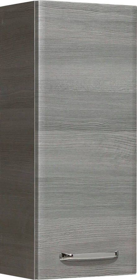 Saphir Hangend kastje Quickset wand-badkast 30 cm breed met 1 deur en 2 glazen legplanken Badkamer-hangend kastje inclusief deurdemper grepen in glanzend chroom - Foto 9