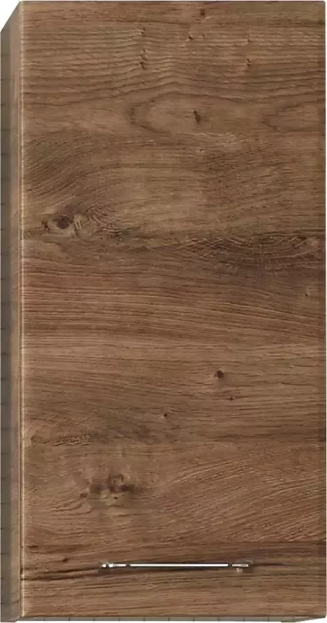 Saphir Hangend kastje Quickset wand-badkast 35 cm breed met 1 deur 2 legplanken Badkamer-hangend kastje inclusief deurdemper grepen in glanzend chroom - Foto 4