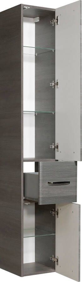 Saphir Hoge kast Quickset 328 Breedte 30 cm metalen grepen deurdemper glasplateaus - Foto 6