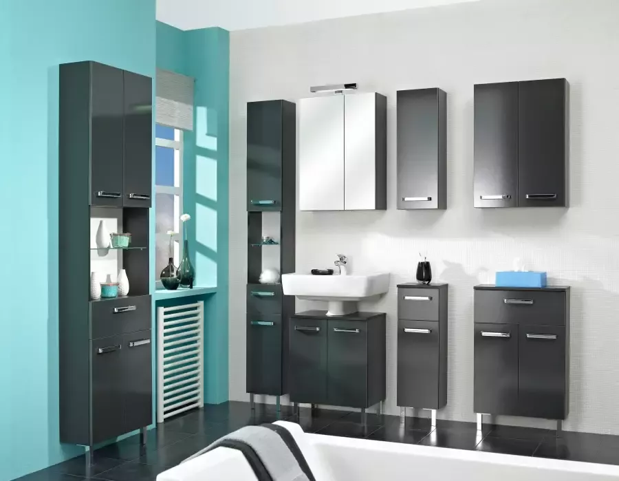 Saphir Spiegelkast Quickset 311 badkamermeubel 2 spiegeldeuren 2 planken 50 cm breed - Foto 3