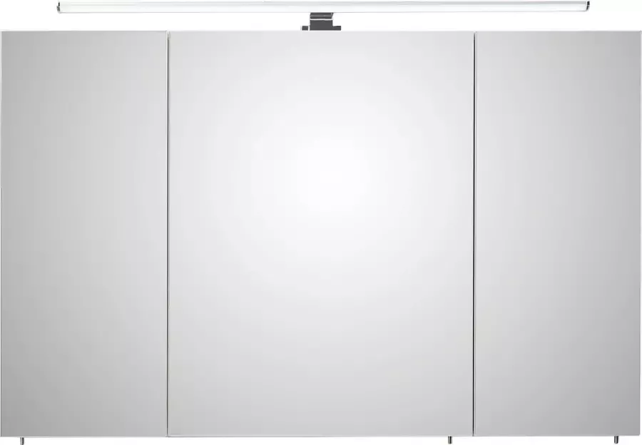 Saphir Spiegelkast Quickset 360 Breedte 110 cm 3-deurs ledverlichting schakelaar- stekkerdoos - Foto 5