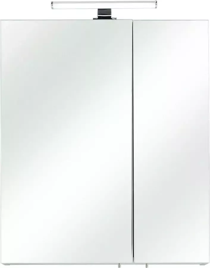 Saphir Spiegelkast Quickset 936 Breedte 60 cm 2-deurs ledverlichting schakelaar- stekkerdoos - Foto 3