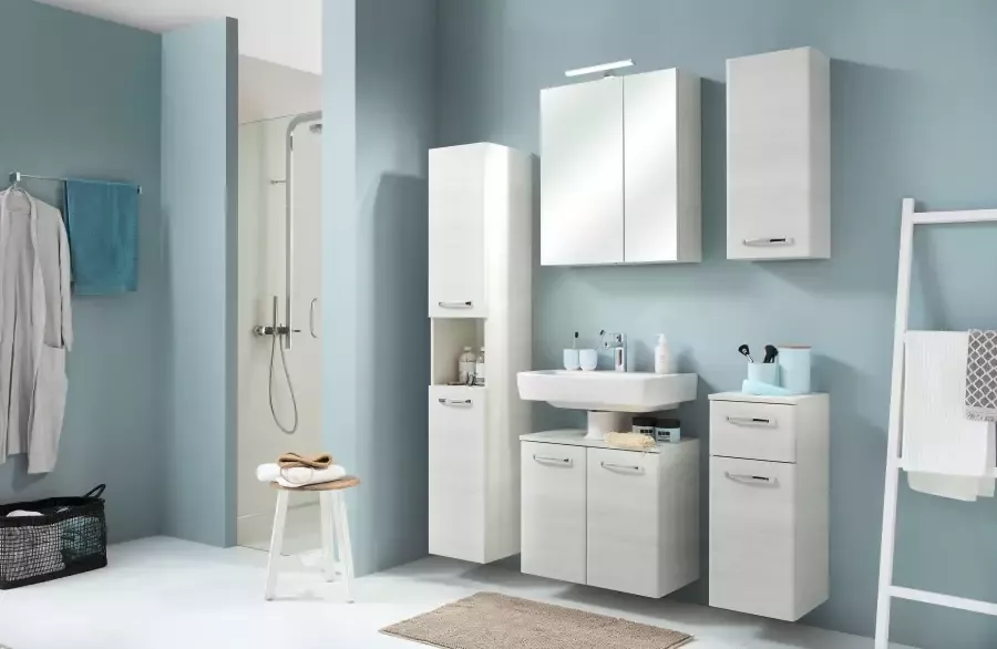 Saphir Spiegelkast Quickset badkamerspiegelkast incl. LED bovenverlichting 60 cm breed incl. deurdemper 2 spiegeldeuren met stopcontact - Foto 6