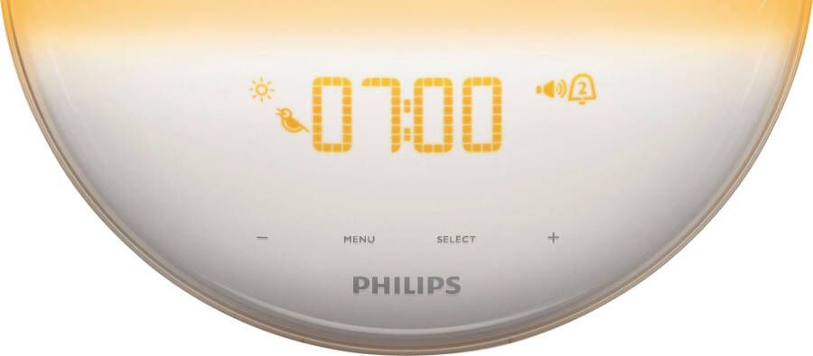 Philips Daglichtwekker SmartSleep HF3521 01 met 6 natuurlijke alarmgeluiden fm-radio en 20 lichtinstellingen - Foto 7