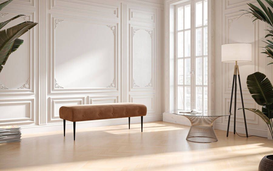 Places of Style 2-zitsbank Amber met capitonnage in verschillende stofsoorten - Foto 3