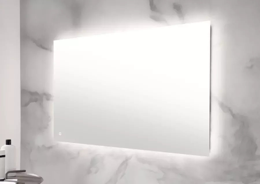 Places of Style Badkamerserie Studio Line bad in modern ontwerp 3-delig badkamer Kast wastafel en spiegel in twee kleuren beschikbaar opbergruimte (3-delig) - Foto 8