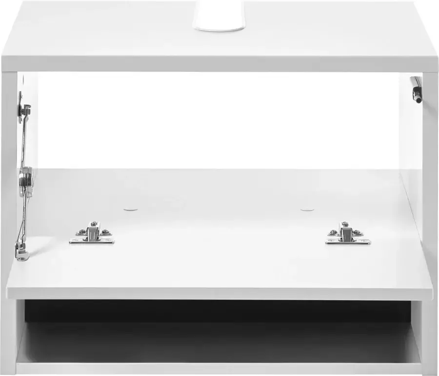 Places of Style Badkamerserie Studio Line bad in modern ontwerp 3-delig badkamer Kast onderkast en spiegel in twee kleuren beschikbaar opbergruimte (3-delig) - Foto 4