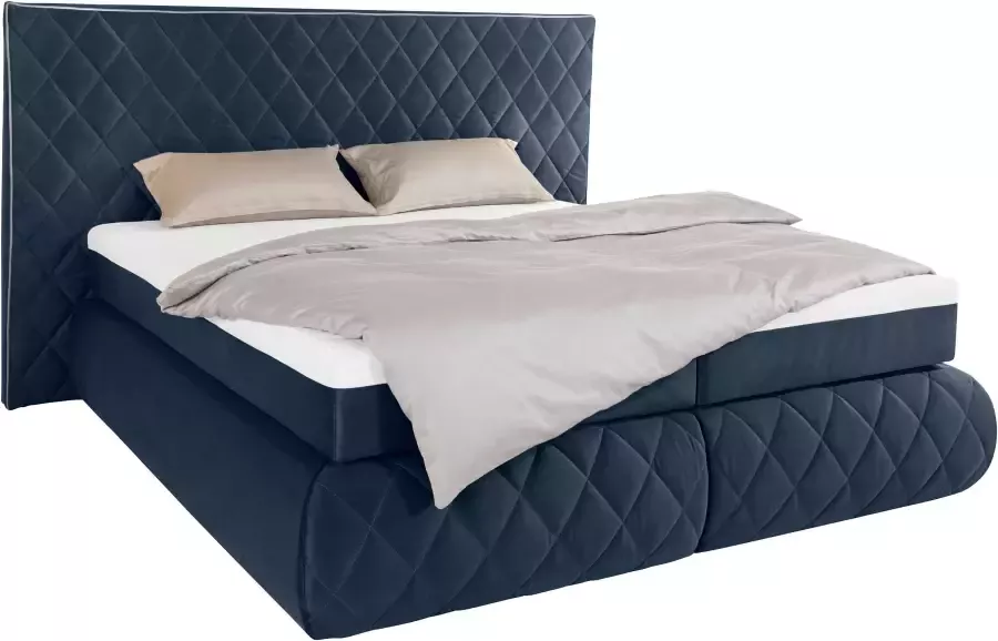 Places of Style Boxspring Alaric naar keuze met en zonder stralen topmatras pocketvering - Foto 6