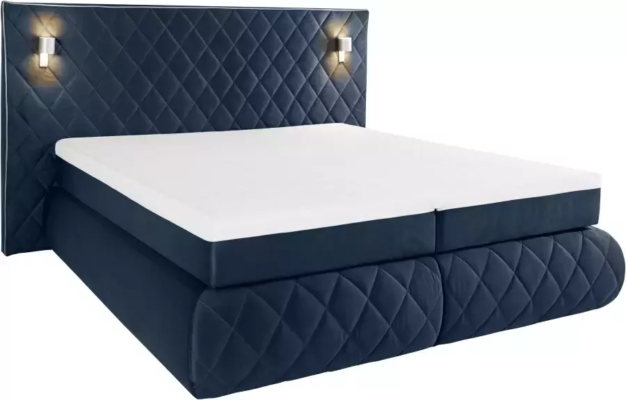 Places of Style Boxspring Alaric naar keuze met en zonder stralen topmatras pocketvering - Foto 6