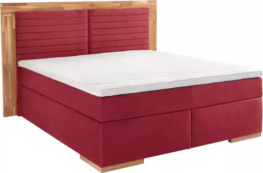 Places of Style Boxspring Cup met massief houten frame met topmatras in 2 hardheden in 3 breedten - Foto 2