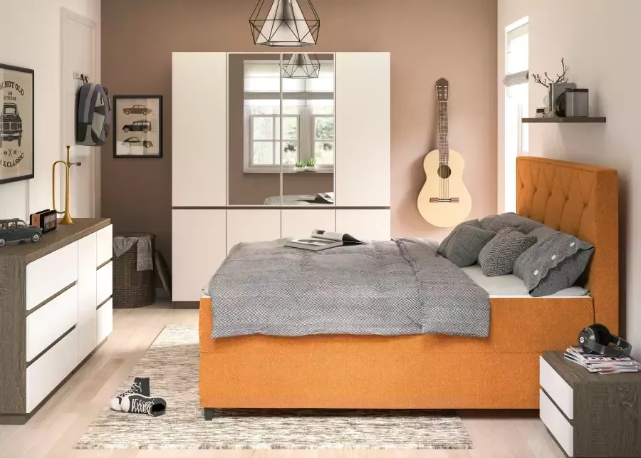 Places of Style Boxspring Jaxton inclusief bedkist - Foto 4