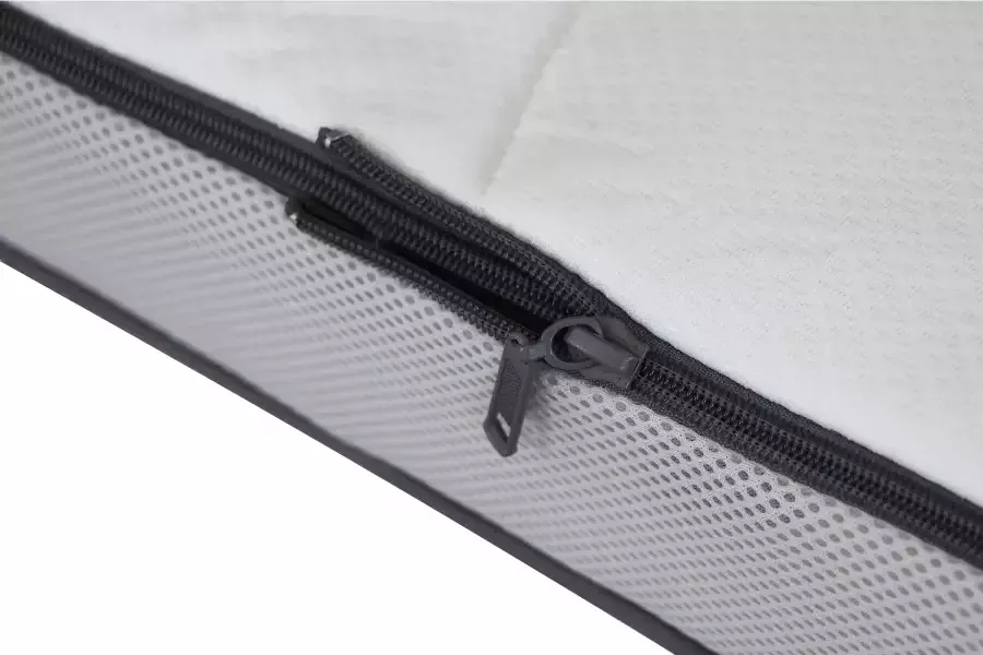 Places of Style Boxspring Vinton van massief eiken verschillende hardheden (ook h4) (5-delig)