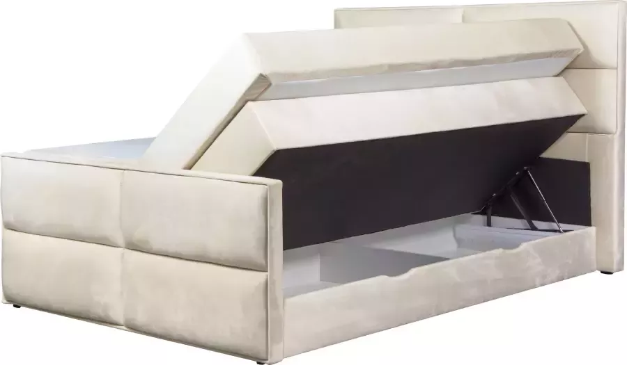 Places of Style Boxspring Williston incl. topmatras en bedkist in 4 breedten 2 matrassoorten - Foto 4