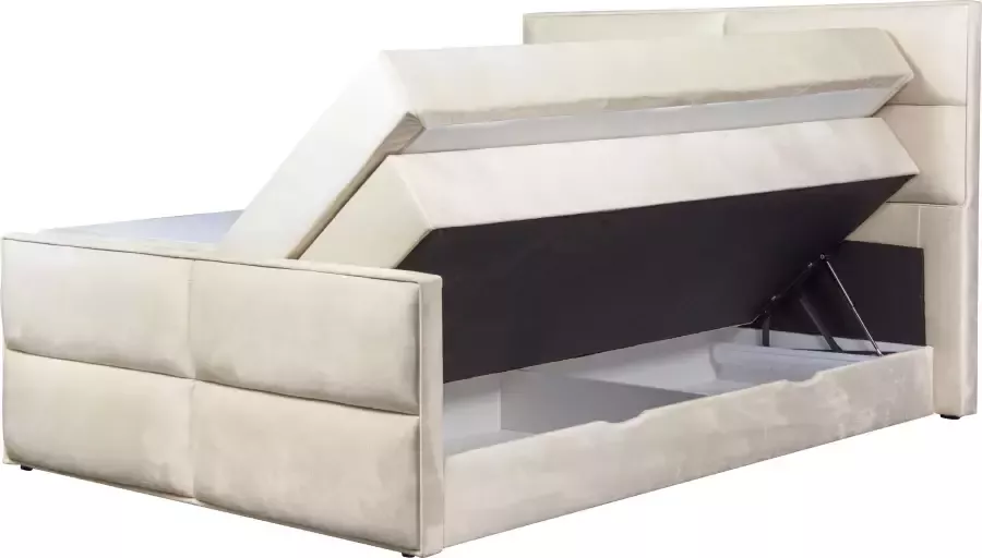 Places of Style Boxspring Williston incl. topmatras en bedkist in 4 breedten 2 matrassoorten - Foto 5