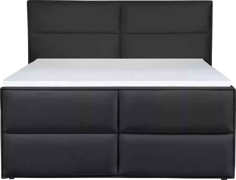 Places of Style Boxspring Williston incl. topmatras en bedkist in 4 breedten 2 matrassoorten - Foto 1