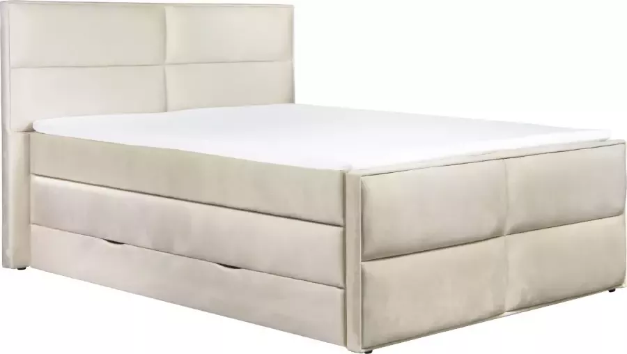 Places of Style Boxspring Williston incl. topmatras en bedkist in 4 breedten 2 matrassoorten - Foto 7