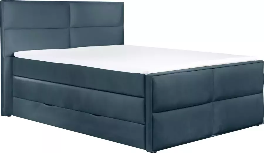 Places of Style Boxspring Williston incl. topmatras en bedkist in 4 breedten 2 matrassoorten - Foto 5