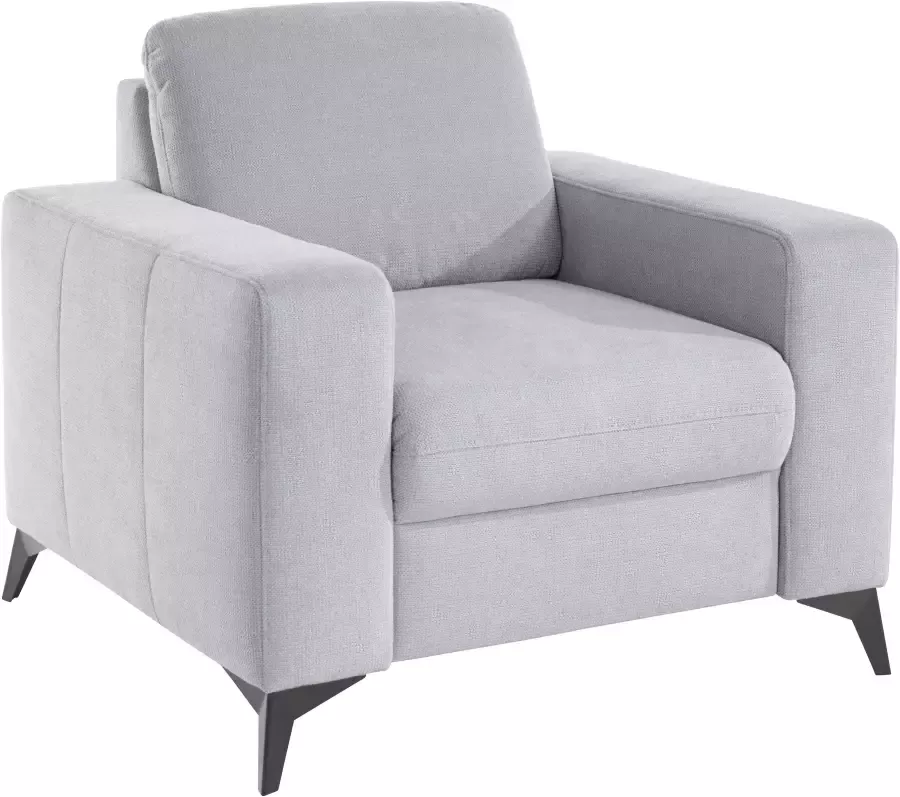 Places of Style Fauteuil Lolland met binnenvering passend bij de serie "lolland" naar keuze ook met nat afneembare bekleding