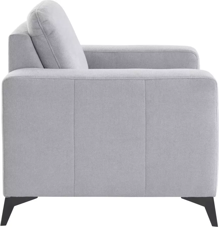 Places of Style Fauteuil Lolland met binnenvering passend bij de serie "lolland" naar keuze ook met nat afneembare bekleding