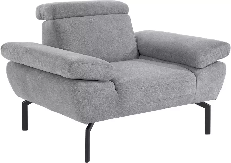 Places of Style Fauteuil Trapino Luxus naar keuze met verstelbare rugleuning luxe-microvezel in leer-look - Foto 6