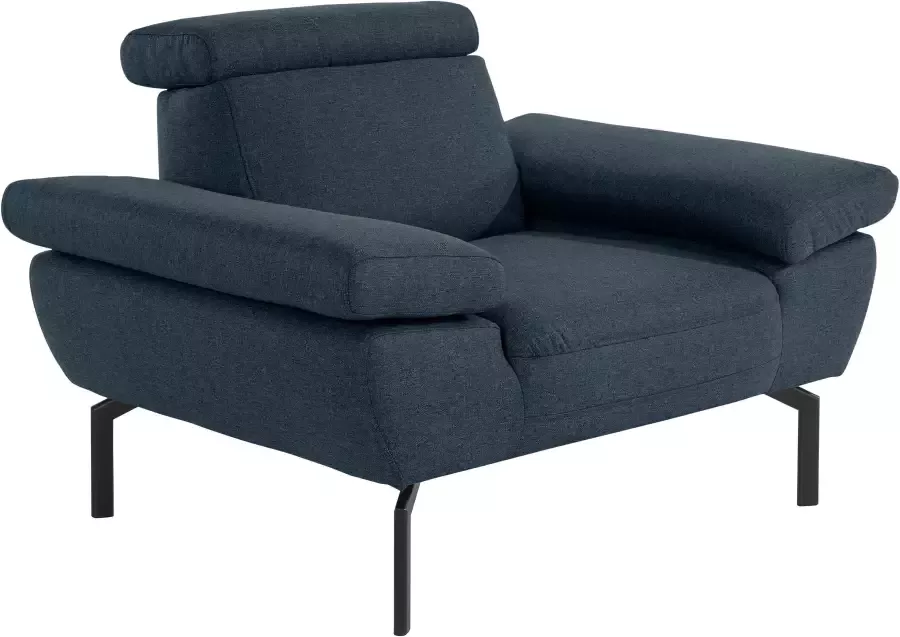 Places of Style Fauteuil Trapino Luxus naar keuze met verstelbare rugleuning luxe-microvezel in leer-look - Foto 4