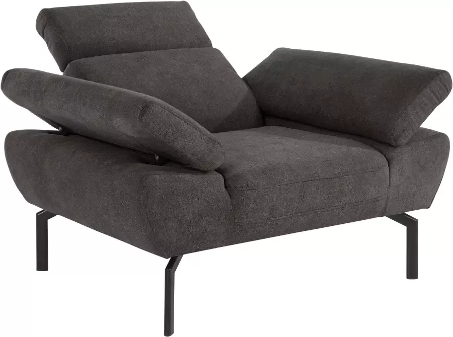 Places of Style Fauteuil Trapino Luxus naar keuze met verstelbare rugleuning luxe-microvezel in leer-look - Foto 3