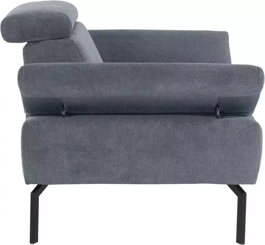 Places of Style Fauteuil Trapino Luxus naar keuze met verstelbare rugleuning luxe-microvezel in leer-look - Foto 1