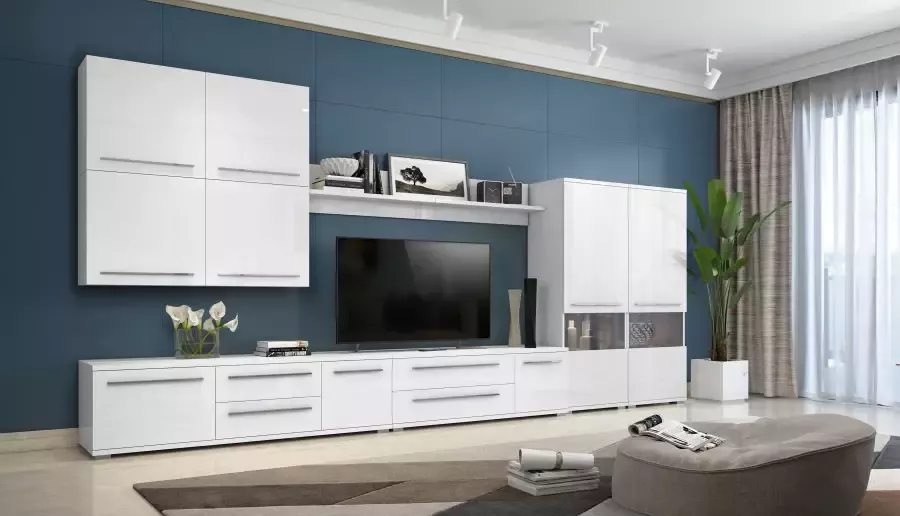 Places of Style Hangende vitrinekast Piano met en zonder glaselement uv gelakt soft-close b h:59 7 57 4 cm - Foto 6