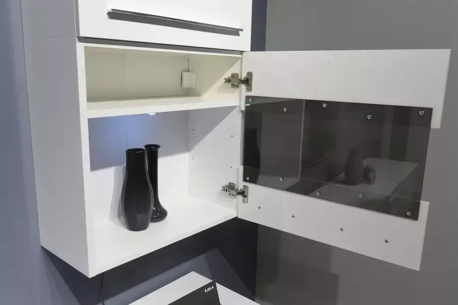 Places of Style Hangende vitrinekast Piano met en zonder glaselement uv gelakt soft-close b h:59 7 57 4 cm - Foto 2