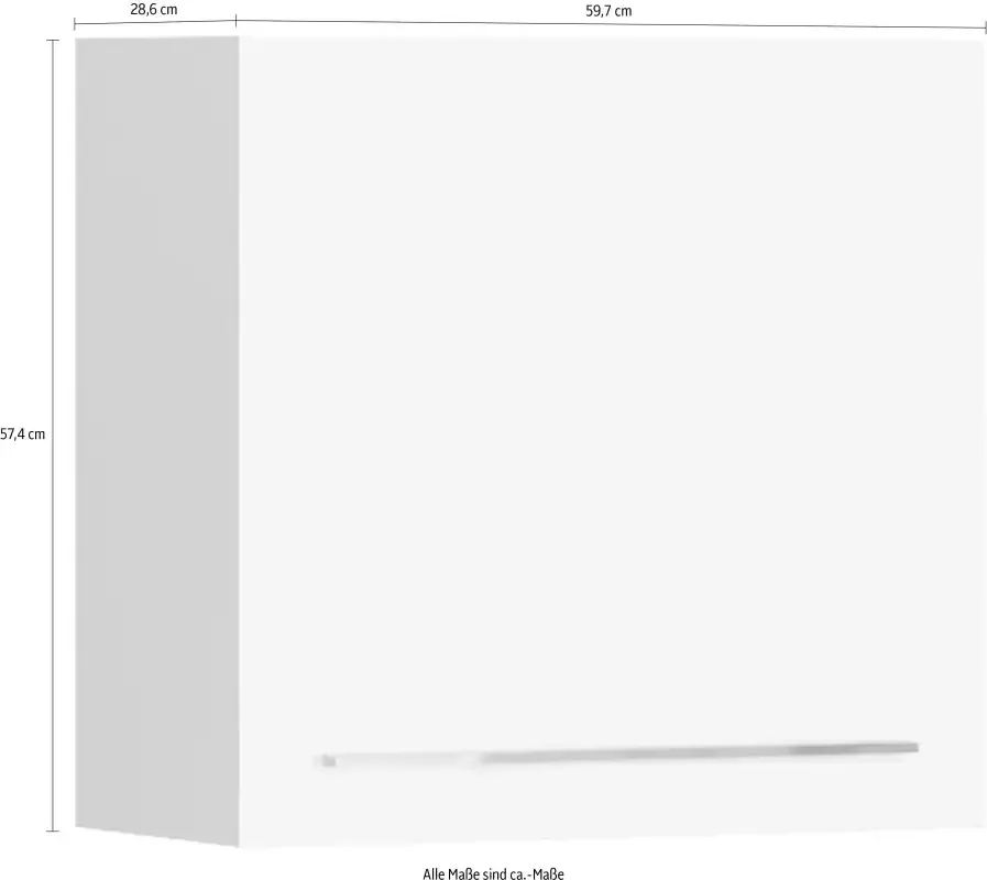 Places of Style Hangende vitrinekast Piano met en zonder glaselement uv gelakt soft-close b h:59 7 57 4 cm - Foto 2