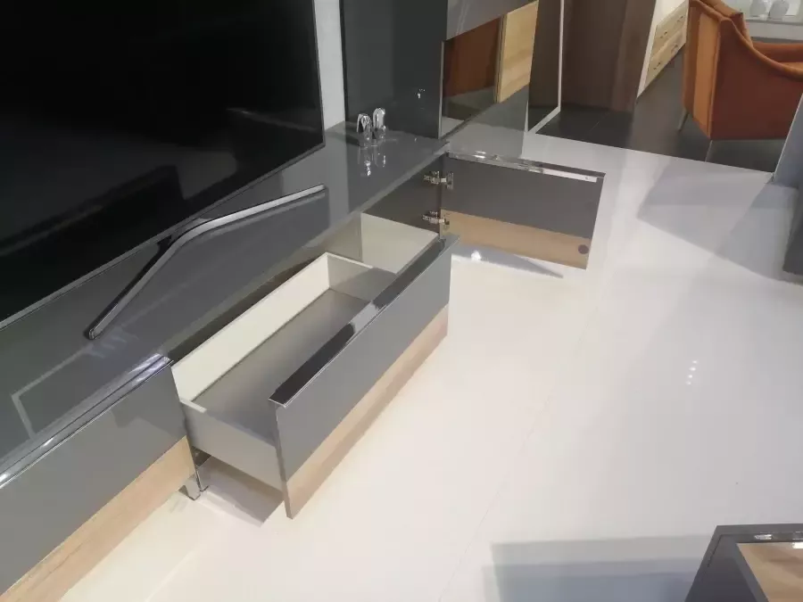 Places of Style Tv-meubel Onyx met soft-closefunctie in 2 breedten tv-tafel