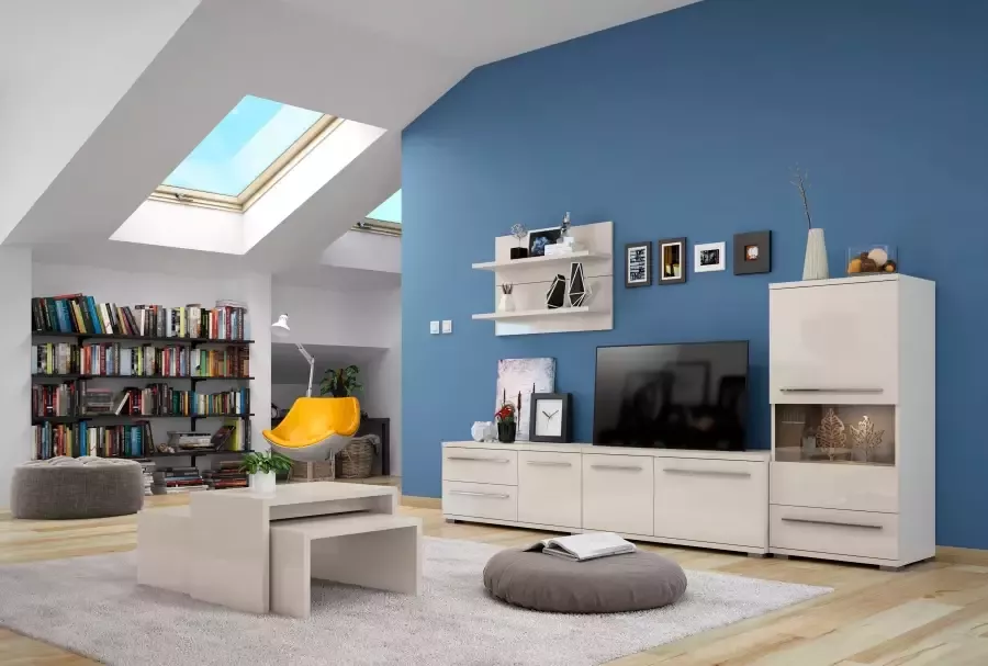 Places of Style Tv-meubel Piano UV gelakt met soft close-functie - Foto 3