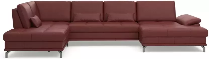 Places of Style Zithoek Costello incl. zitdiepteverstelling en armleuning met functie binnenvering naar keuze met slaapfunctie en bergruimte 3 lendenkussens