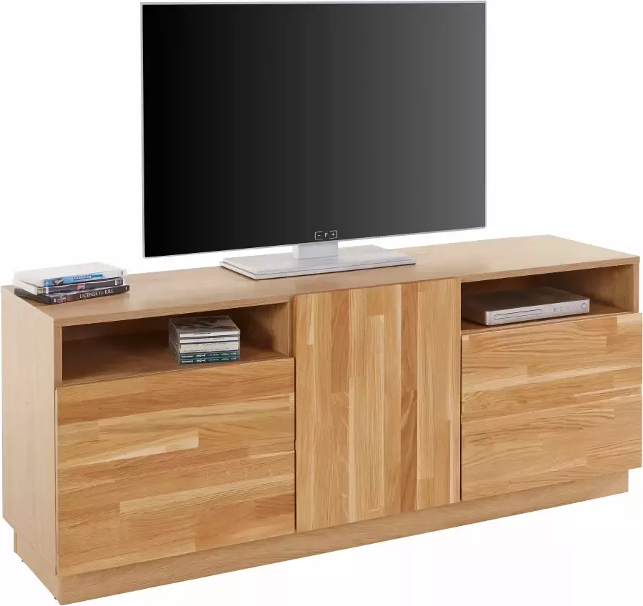 Home affaire Tv-meubel Hoogte 140 cm deels massief FSC -gecertificeerd - Foto 1