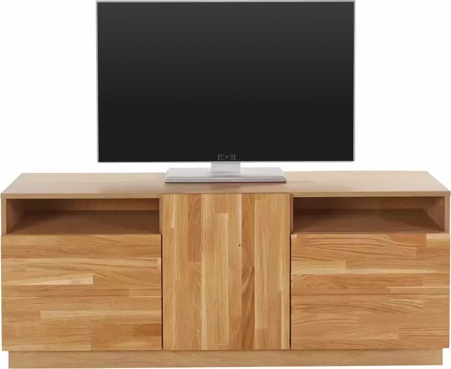 Home affaire Tv-meubel Hoogte 140 cm deels massief FSC -gecertificeerd - Foto 2