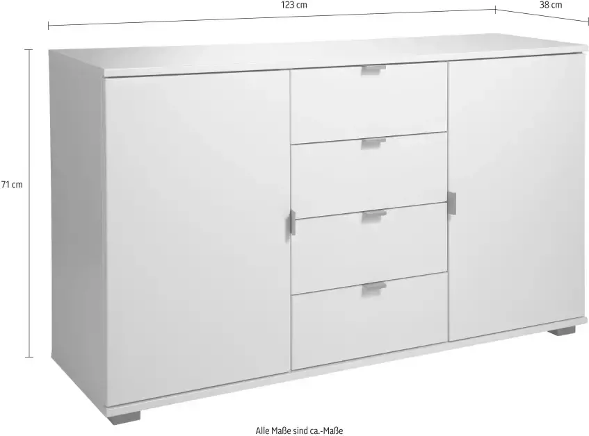 Priess Dressoir Breedte 123 cm - Foto 7