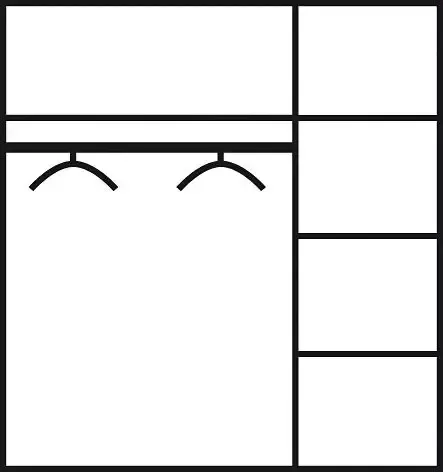 Priess Kledingkast Draai-deur kast kledingkast slaapkamerkast Madrid met gekleurde glasplaat uitbreidbaar met kastopzet madrid - Foto 2