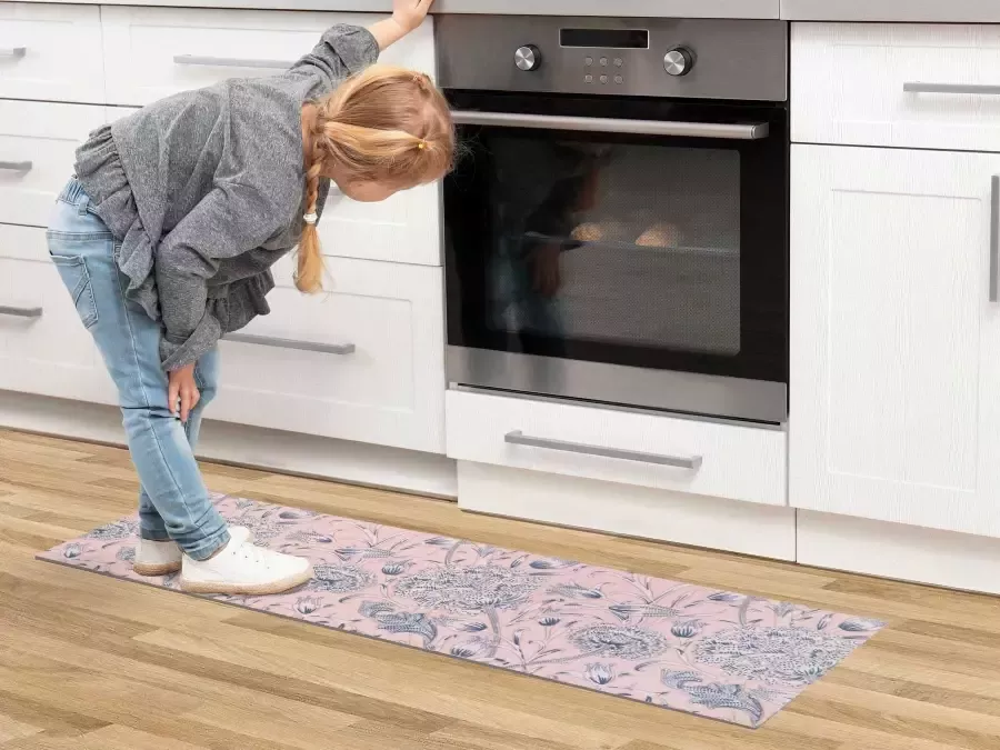 Primaflor-Ideen in Textil Keukenloper FLOWERS Made in Belgium Motief bloemen antislip wasbaar keuken