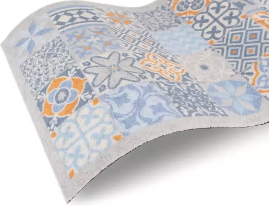 Primaflor-Ideen in Textil Keukenloper MOROCCAN TILES Made in Belgium Tegeldesign ornamenten 50x150 cm antislip wasbaar