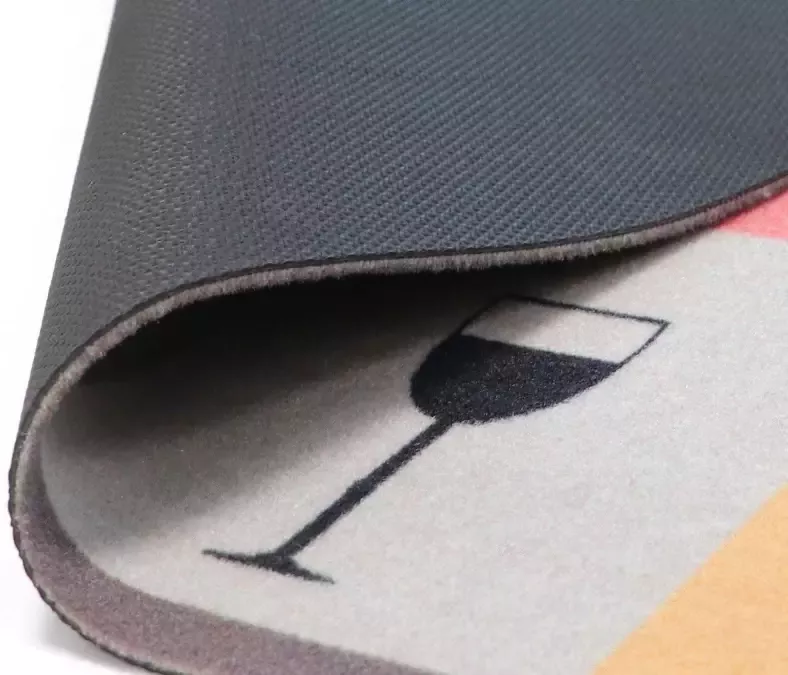 Primaflor-Ideen in Textil Mat BBQ grillmat BARBECUE CHECKS Barbecuemat ideaal als vloerbescherming met tekst antislip wasbaar - Foto 6