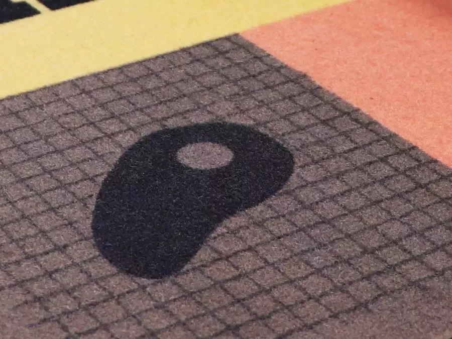 Primaflor-Ideen in Textil Mat BBQ grillmat BARBECUE CHECKS Barbecuemat ideaal als vloerbescherming met tekst antislip wasbaar - Foto 3