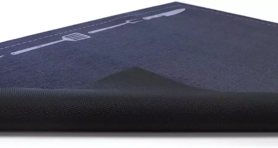 Primaflor-Ideen in Textil Mat BBQ Grillmat GRILL PARTY Made in Belgium Barbecuemat ideaal als vloerbescherming antislip wasbaar - Foto 4