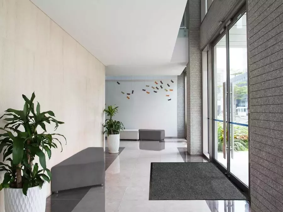 Primaflor-Ideen in Textil Mat DANCER Inloopmat unikleuren grote keus in kleuren wasbaar