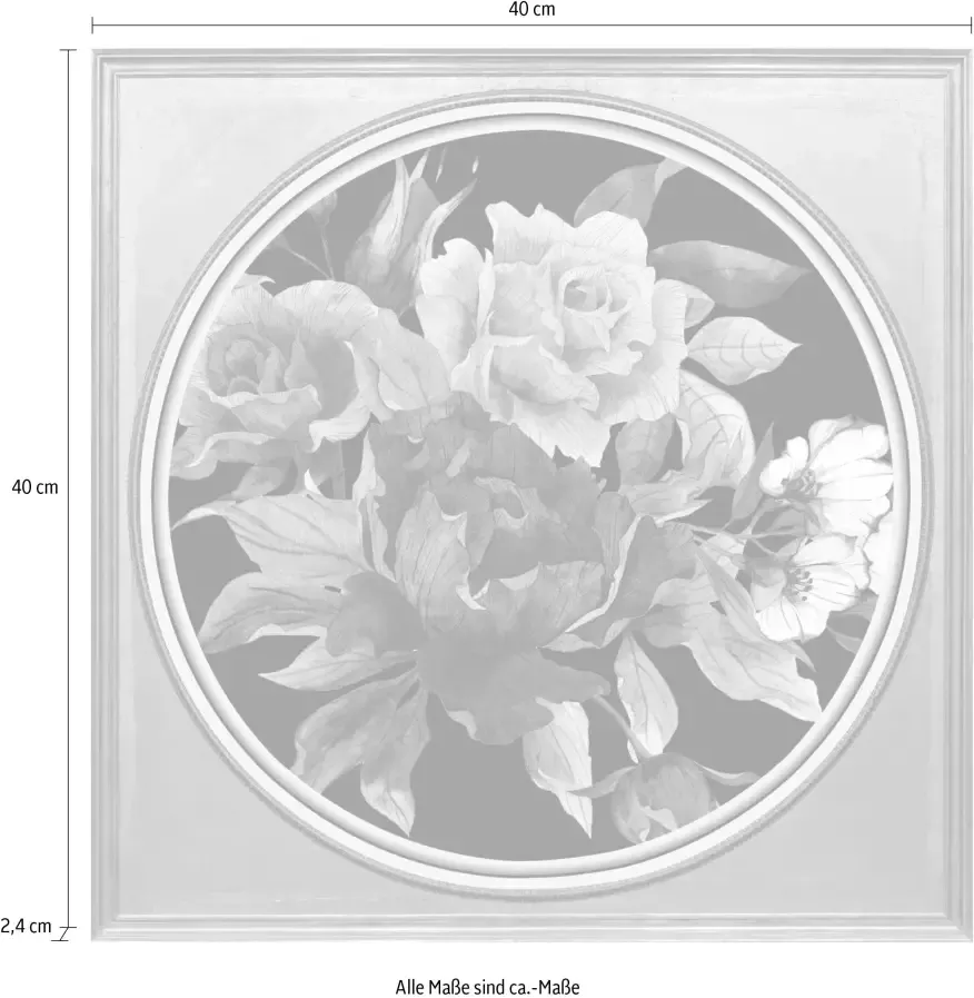 Queence Artprint op acrylglas Bloemen - Foto 2
