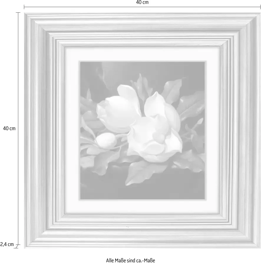 Queence Artprint op acrylglas Bloemen