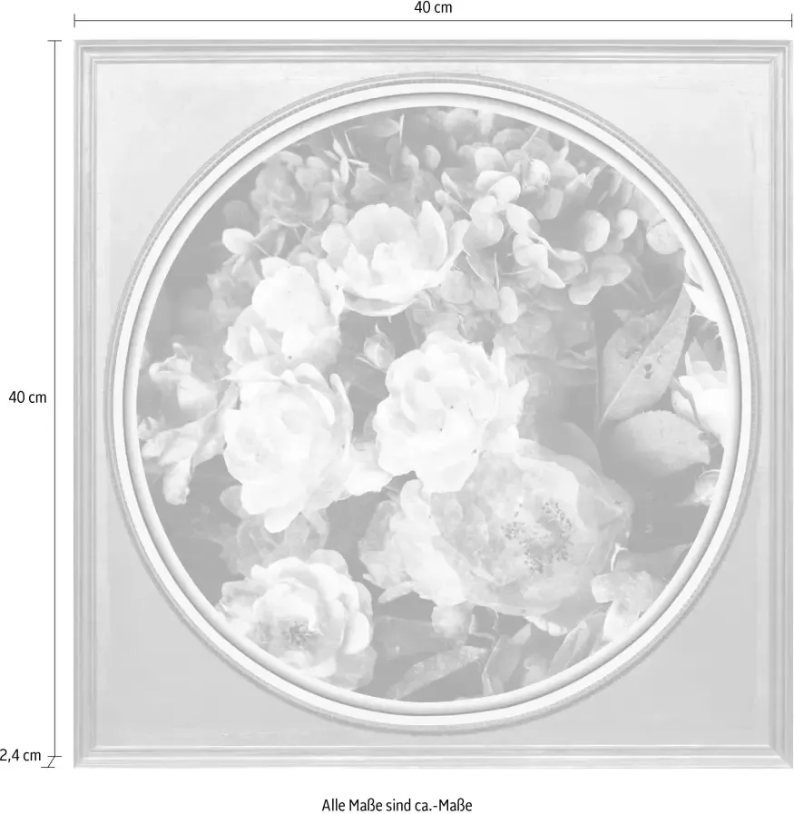 Queence Artprint op acrylglas Bloemen - Foto 2