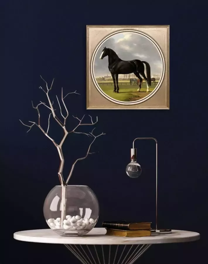 Queence Artprint op acrylglas Paard - Foto 3