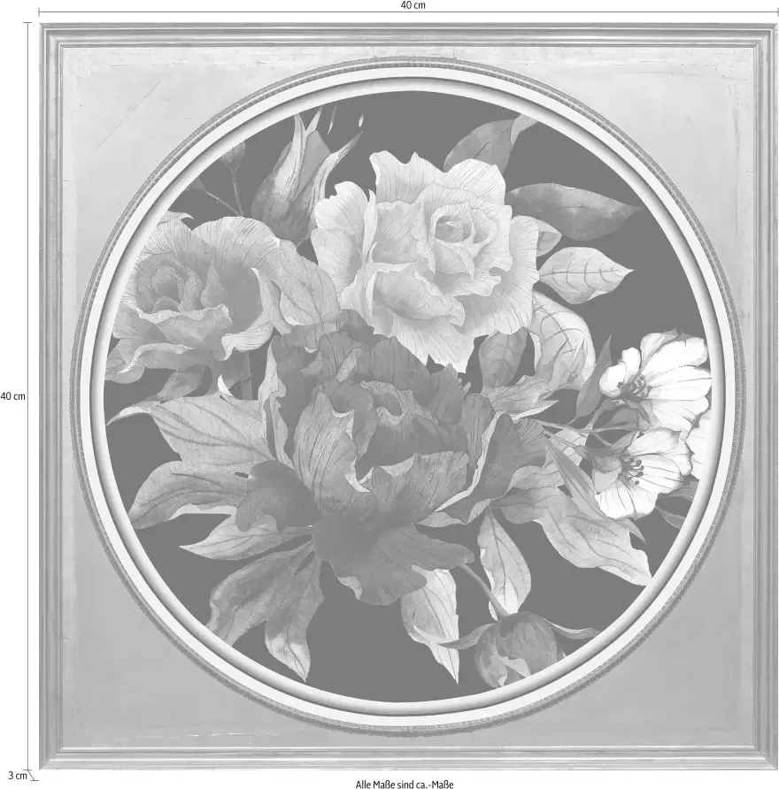 Queence Artprint op acrylglas Veelkleurig bos bloemen II - Foto 2