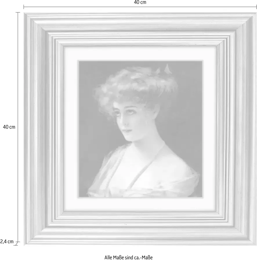 Queence Artprint op acrylglas Vrouw - Foto 1
